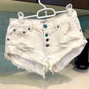 ONE by one teaspoon Bandits denim short